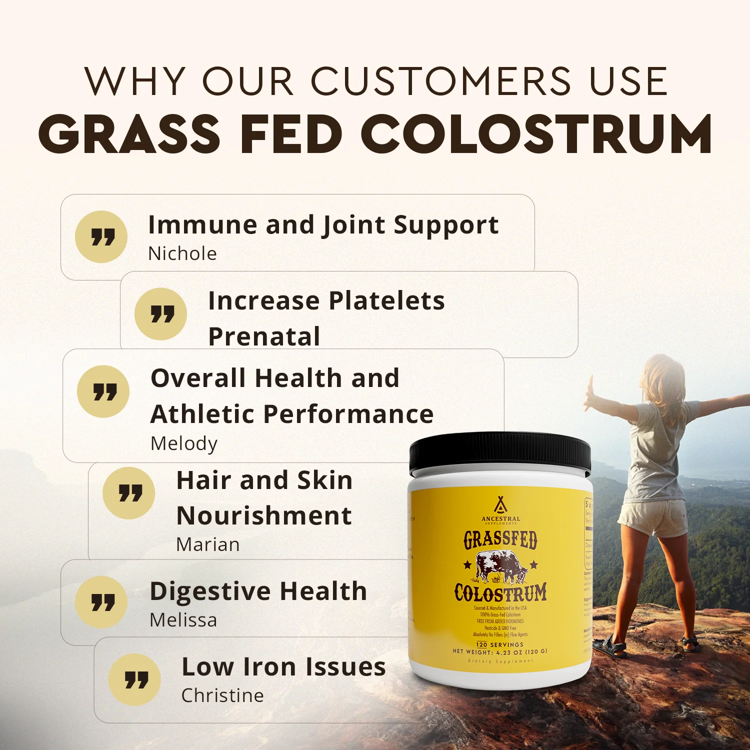 Grass Fed Beef Colostrum Jar - Image 7