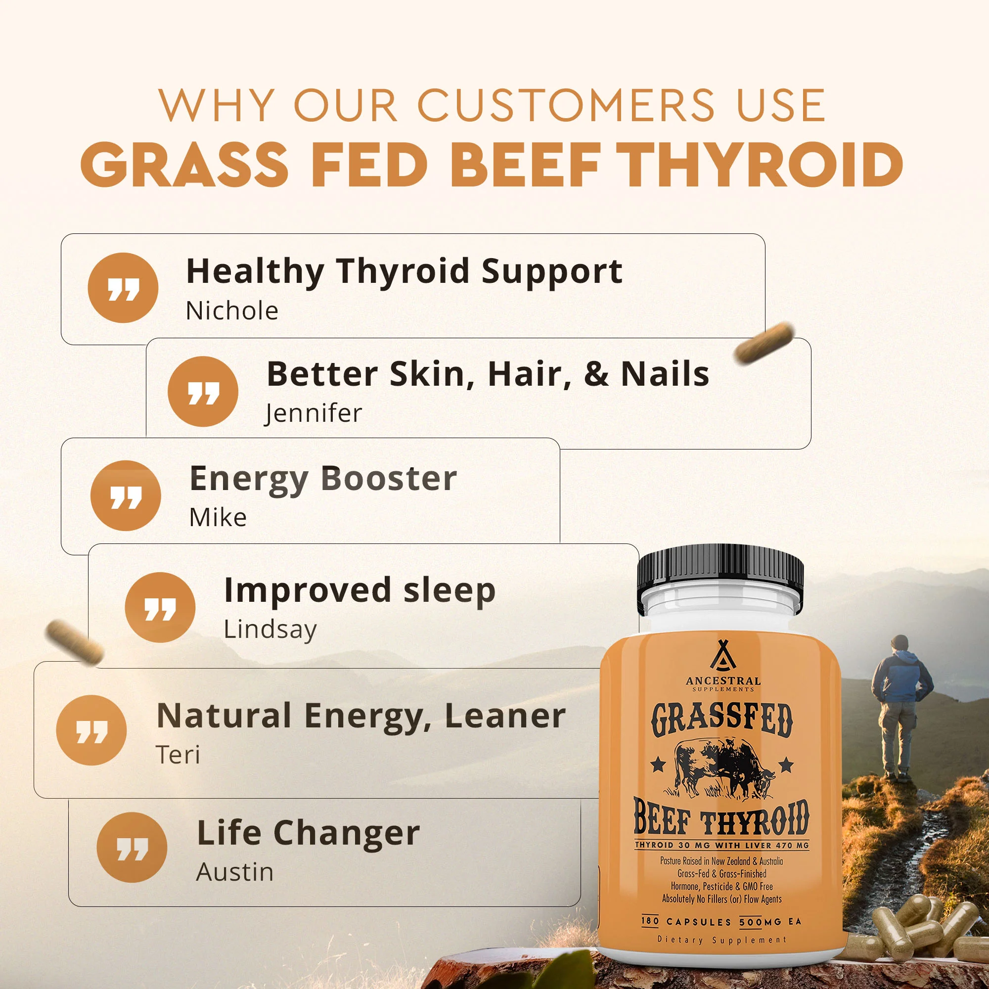 Grass Fed Beef Thyroid - Image 8