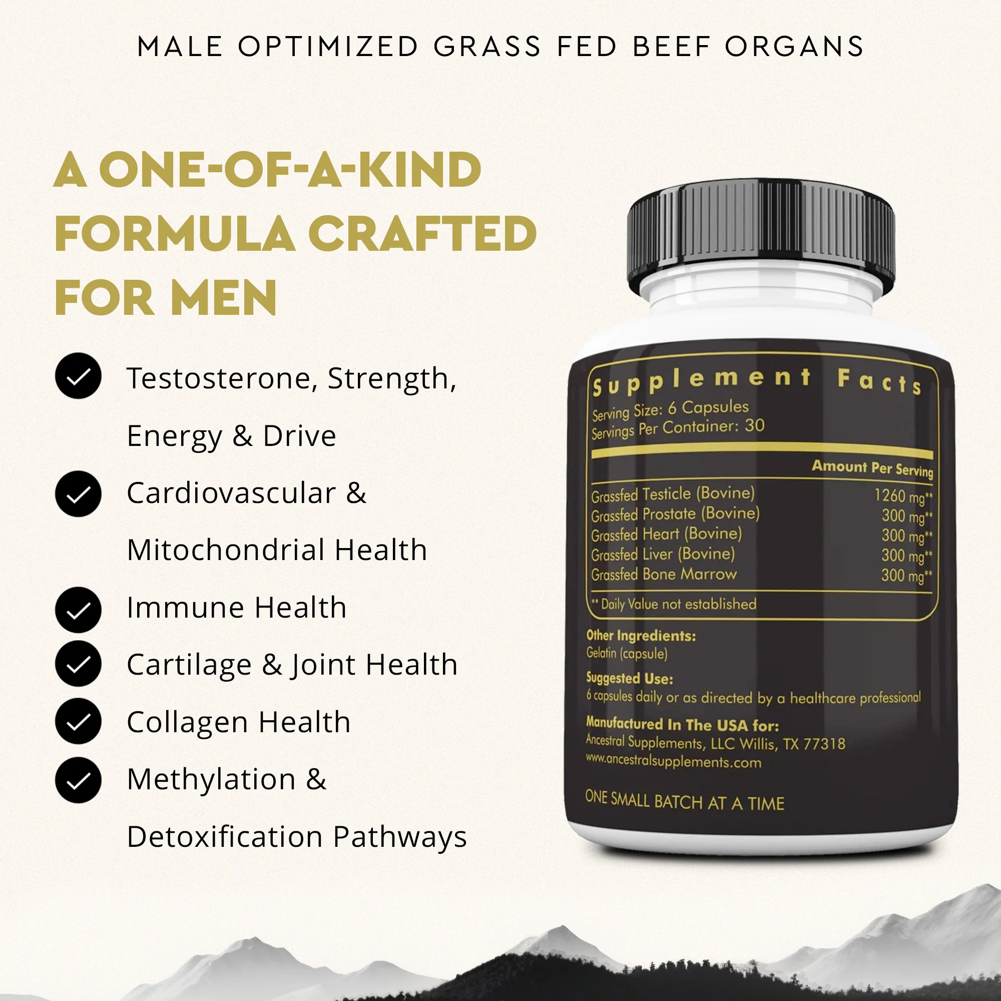 MOFO: Male Optimization Formula with Grass Fed Beef Organs 3-Pack - Image 4